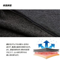 ヒートラブライト軽暖アンダーウエア2017ロングスリーブモックネック