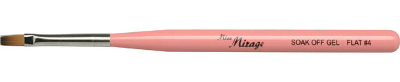 ★【ネコポス可】Miss Mirage（ミス ミラージュ） ジェルブラシ　ピンク　フラット＃4