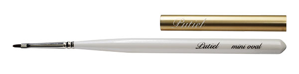 ★【ネコポス可】Putiel（プティール）ブラシ mini　oval　（キャップ付）