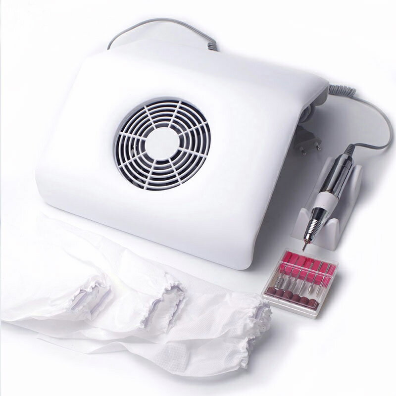 ★Nail Dust Collector 2 in 1 ネイルダスト　ネイルドリル 集塵機　強力　送料無料[ネイルドリル ネイルマシン ネイ…