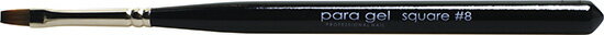 ★【ネコポス可】para gel(パラジェル) パラブラシ　スクエア　＃8　（キャップ付）