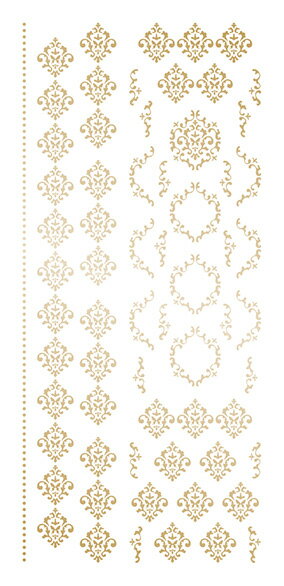 ★【ネコポス可】TSUMEKIRA（ツメキラ） ageha　プロデュース1 agehaダマスクL　ゴールドSG−AGE−106（ジェル専用）