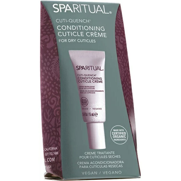 ★SPARITUAL（スパリチュアル）　キューティクエンチ キューティクルクリーム 15ml