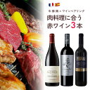 ワイン セット赤ワイン 3本 入り 「肉料理 とぴったり合う 赤ワイン」牛肉、豚肉、鶏肉 それぞれ ペアリング マリアージュ フランス スペイン 飲み比べ ワインセット フィラディス ワインクラブ ソムリエ厳選 まとめ買い