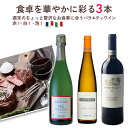 楽天Firadis WINE CLUB 楽天市場店【送料無料】ワイン セット【お得ワイン】赤 1 白 1 白泡1 「週末のちょっと贅沢なお食事向け ワイン 3本セット」赤ワイン 白ワイン スパークリングワイン 紅白 ソムリエ厳選 ミックスワイン 飲み比べ フランス イタリア まとめ買い フィラディス