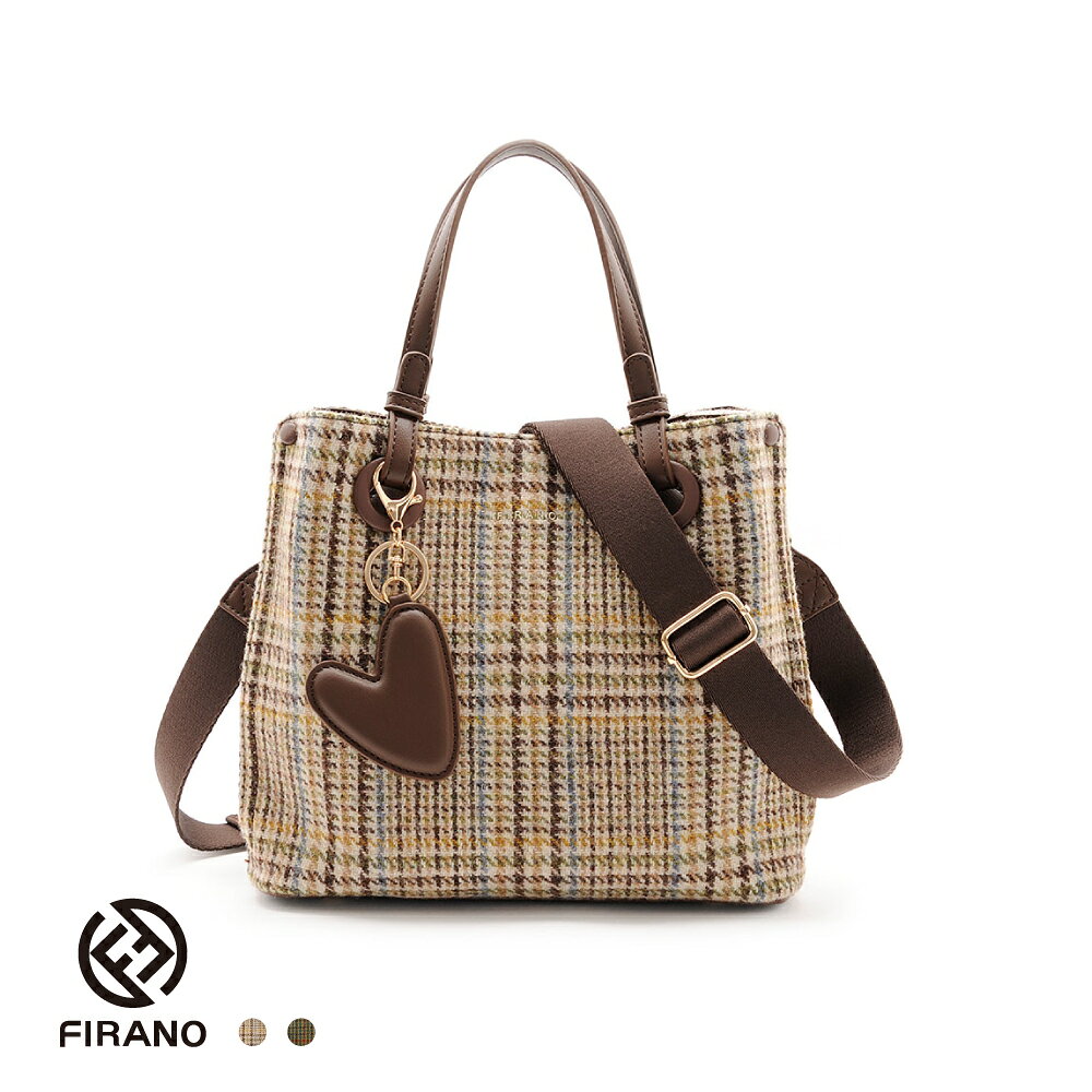 カジュアルシックツイードハンドバッグ レディース FIRANO フィラノ 402293