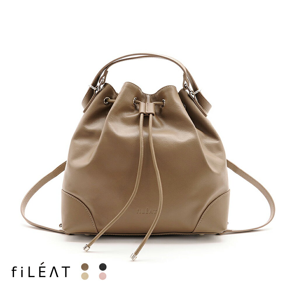 期間限定セール★スムースレザードローストリング本革2WAYバッグ レディース FIRANO fiLEAT フィラノ フィリート FL103180