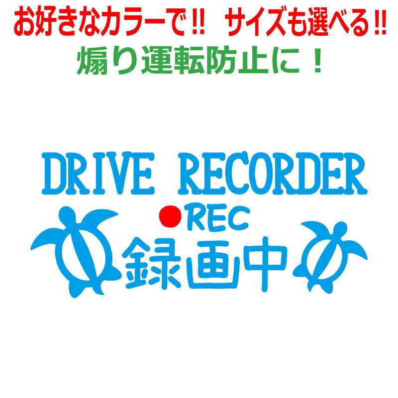 Rakuten - ホヌ B ドラレコ 録画中 ステッカー かわいい おしゃれ REC ドライブレコーダー 車 クルマ バイク 自転車 ドラレコ 煽り あおり運転防止