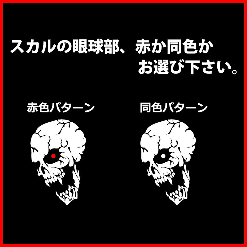 スカル B ドラレコ ステッカー かっこいい ドライブレコーダー 車 クルマ バイク 煽り あおり 運転防止