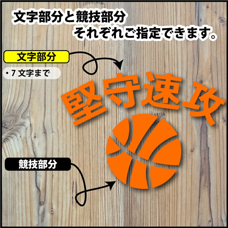 かっこいい! お好きな文字・競技で ステッカー...の紹介画像2