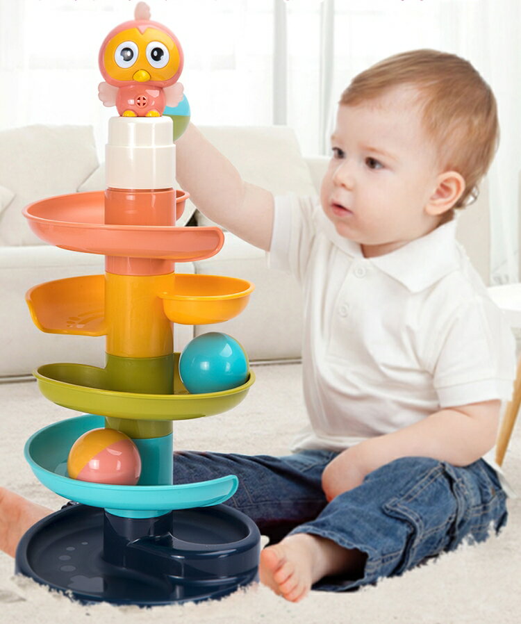 スロープトイ 知育玩具 スロープ おうち時間 3歳 2歳 1歳 おもちゃ 滑り台 ボール タワー ギフト 誕生日プレゼント 女の子 男の子　2000056