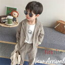 入学式 子供スーツ 男の子 パンツスーツ 2点セット フォーマルスーツ ジャケット パンツ 90/100/110/120/130/140cm キッズスーツ 入園...