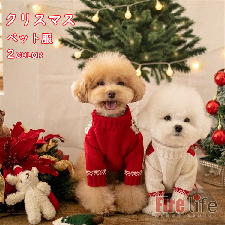 犬もサンタコスプレでクリスマスを楽しもう！かわいい犬のクリスマス服