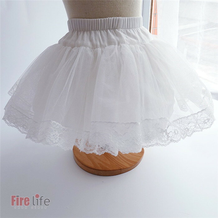 子供用 パニエ スカート用 ワンピース用 ドレス用 レース ロリータ Lolita Aライン...