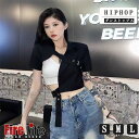 ダンストップス レディース アシンメトリー ショート丈スーツ ジャケット ブラック 半袖 へそ出し ダンス衣装 無地 ヒップホップ ジャズ セクシー 韓舞 送料無料