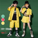 キッズダンス衣装 セットアップ 男の子 女の子 ジャケット スカート ハーフパンツ K-POP jazz ジャズダンス ヒップホップ グリーン レッド イエロー...
