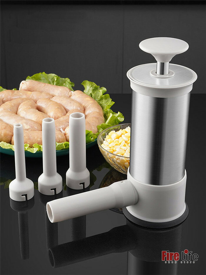 腸詰め 作る器 ちょうづめ ソーセージ 家庭用 モールド 手作り 中華料理 簡単 便利 ステンレス PP 調理器具 firelife-10005096 ファイアライフ楽天市場店 サンプル画像3