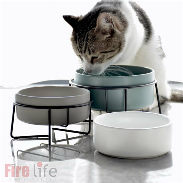 犬用食器 小型犬 大型犬 猫用食器 フードボール 1個 2個 フードボウル 餌皿 エサ皿 透明 スタンド 食べやすい ペット用品 スタンド 無地 食器棚のサムネイル