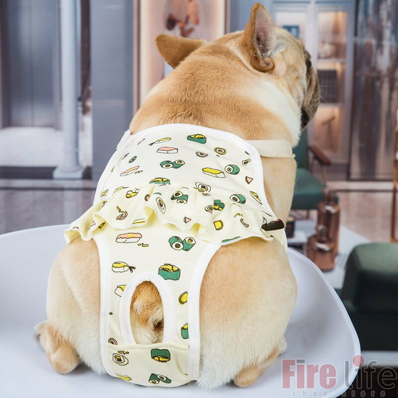 犬服 ドッグウェア 可愛い 生理パンツ フレンチブルドッグ 月経期間 ハラスメント防止 通気性 雌犬 キュート 犬の服 実用的 firelife-10001098 ファイアライフ楽天市場店 サンプル画像2