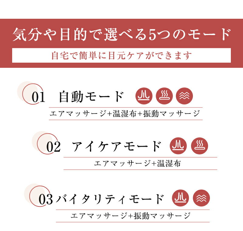 アイマッサージャー アイマスク アイウォーマー 温熱 リリースアイ 目元振動マッサージ 目元ケア 目もとリフレッシュ グラフェン加熱 電熱式 ヒーター搭載 空気圧マッサージ エアプレッシャー 15分タイマー USB充電 折り畳み 便利 旅行 出張 両親 クリスマス プレゼント 3