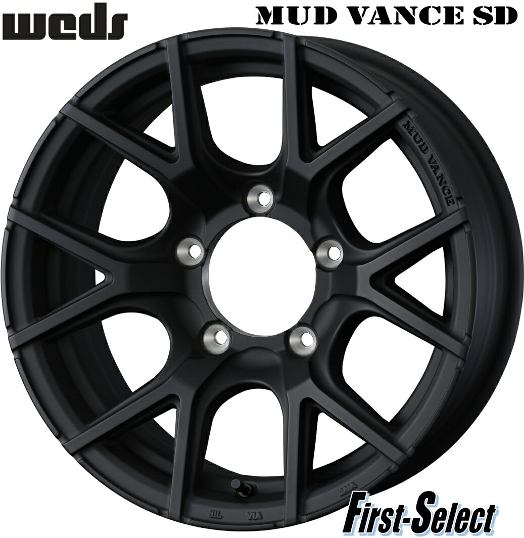 ジムニーシエラ ノマドWedsMUD VANCE SD16inch 6.0J 5H139.7-5新品ホイール 4本セット