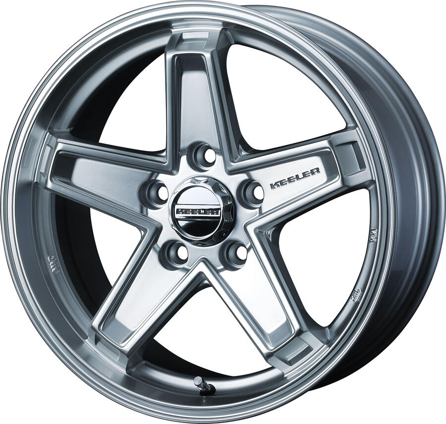 Rakuten - RAV4 デリカD:5 エクストレイル CX-5 ラングラー シルバー17×7.0J インセット +38 5H-114.3 ハブ径:73φ 17インチWeds KEELER TACTICS ウェッズ キーラー タクティクス
