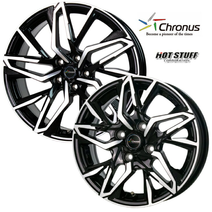 15×6.0J インセット+43 5-100 15インチ 新品プリウス カルディナ ウイッシュ インプレッサホットスタッフ クロノス CH-112 ホイール 4本