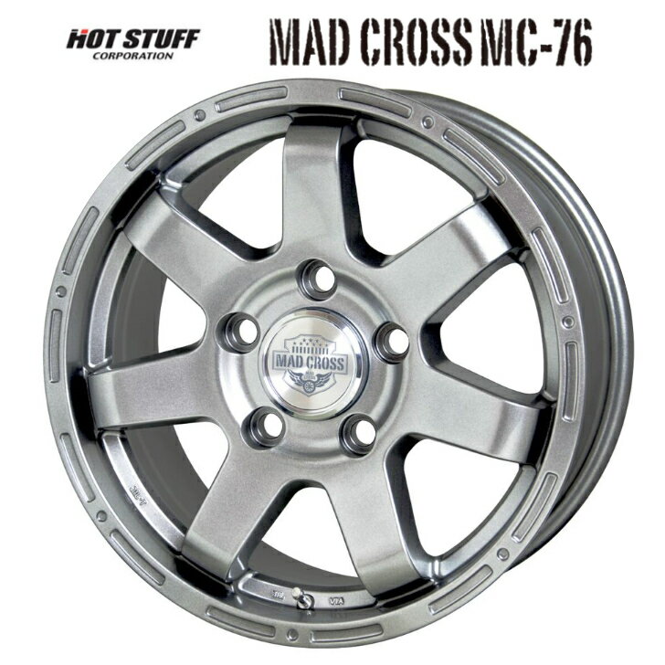 樂天商城 - ランドクルーザー 200 系 対応 / 新品 ホイール 4本18×8.0J インセット +48 5H-150 シルバー ホットスタッフ マッドクロス MC 76