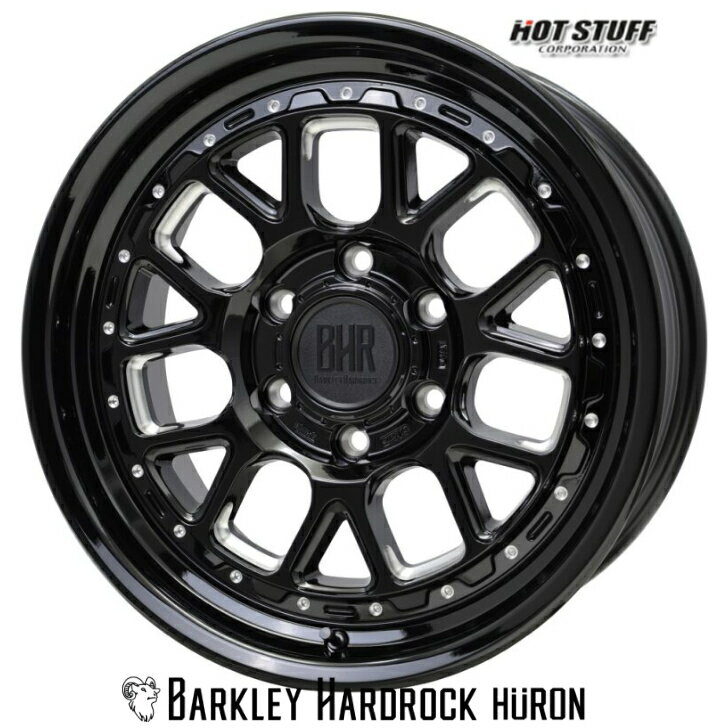Rakuten - 18×8.5J インセット+30 6-139.7 新品 ホイール 4本ホットスタッフ バークレイ ハードロック ヒューロン