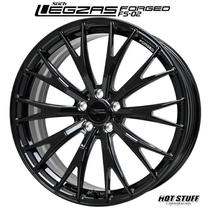 レクサス LEXUS LS500 LS500h20×8.5J インセット+28 5-120 鍛造 ブラックホットスタッフ シュティッヒ レグザス フォージド