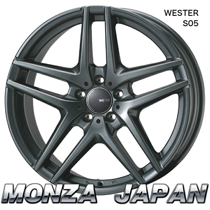 18×8.0J インセット +40 / +48 5-112 輸入車用 新品 ホイール 4本セット ダークシルバー