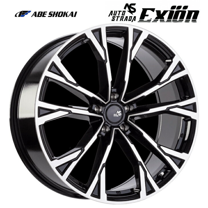Rakuten - 21×9.0J インセット＋38 5-114.3 新品 ホイール 4本ABE SHOKAI 阿部商会 AUTO STRADA アウトストラーダアルファード ヴェルファイア ハリアー クラウン 等