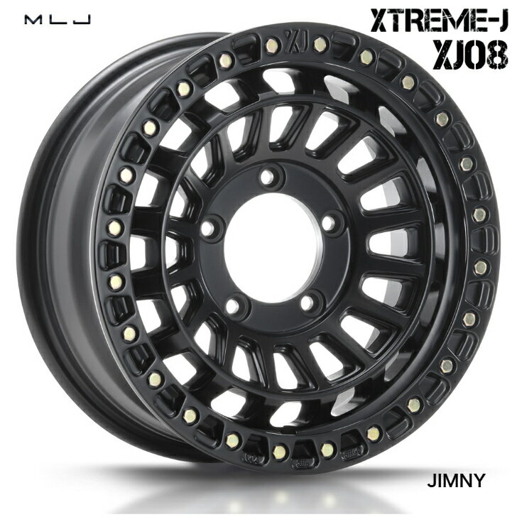樂天商城 - ジムニー JIMNY16×5.5J インセット+20 5-139.7 サテン ブラックMLJ エクストリーム J XJ 08 新品 ホイール 4本