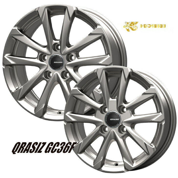 15×4.5J インセット +45 4-100 15インチ 新品ラパン ワゴンR エブリィ ハスラー N-BOX デイズKIT JAPAN ケイアイティ クレイシズ GC36F シルバー