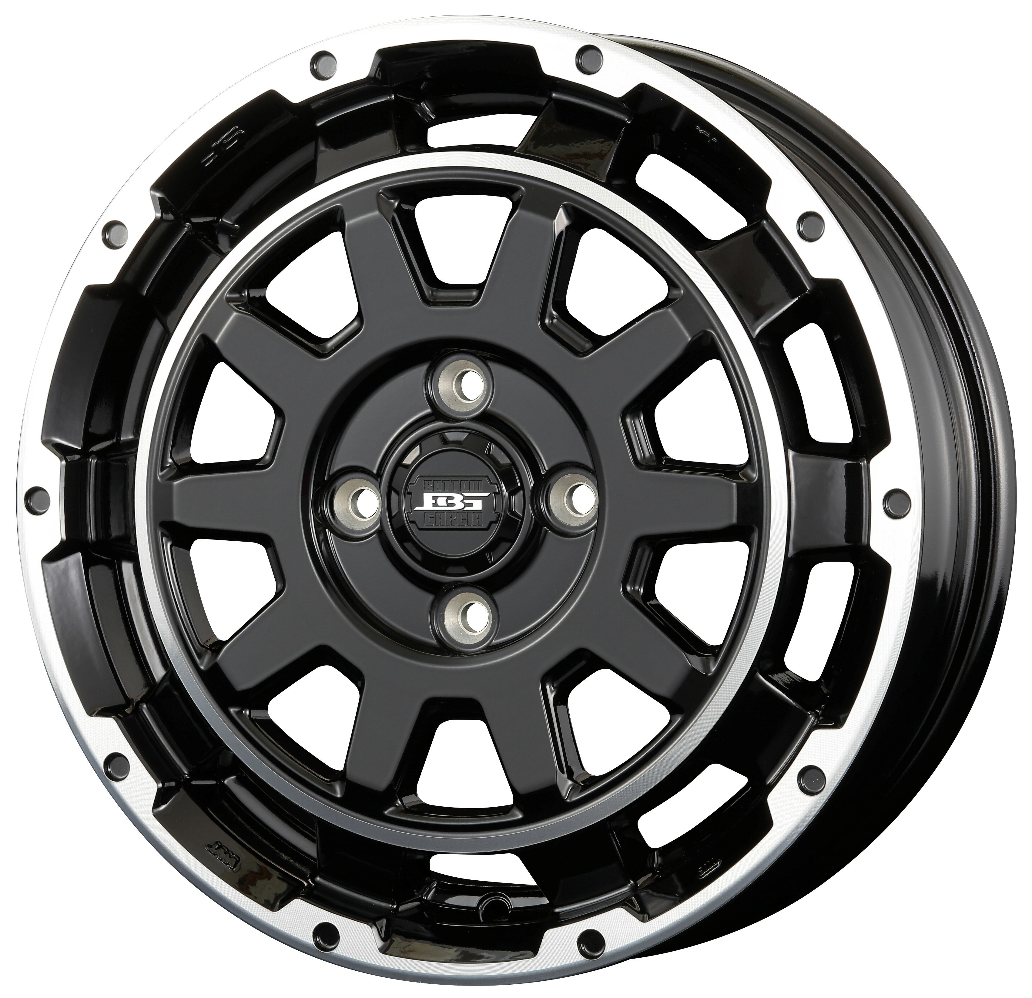 ラパン ワゴンR エブリィ ハスラー N-BOX デイズ15×4.5J インセット +45 4H-100 15インチ KIT JAPAN ケイアイティ ボトムガルシア ディグレ