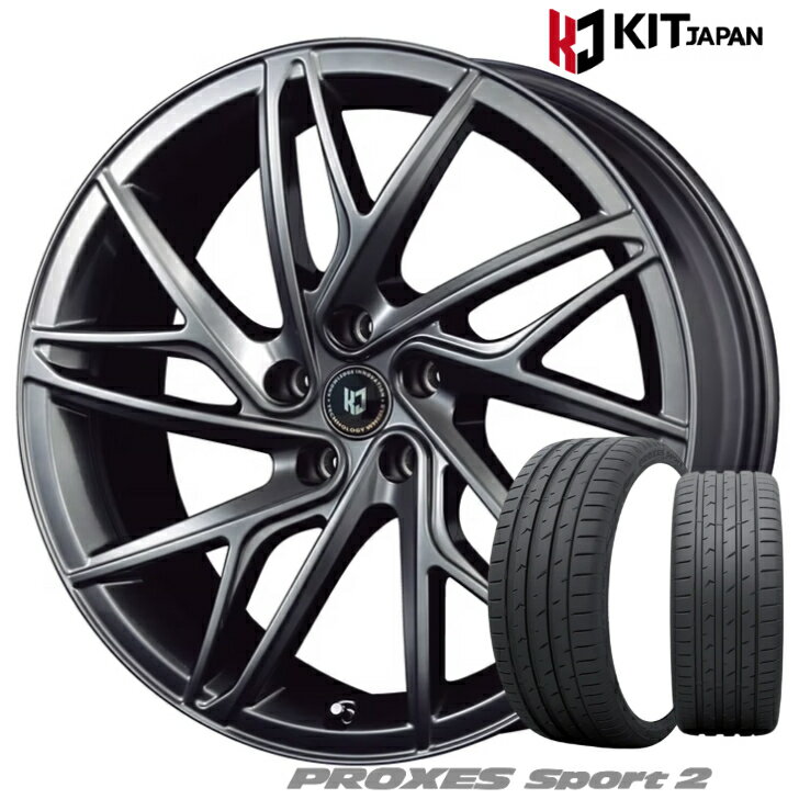 アルファード ヴェルファイア 40系 20×8.5J インセット +40 5-120 ブラック グレーKIT ケイアイティ レヴゲイン レブゲイン NR35Sトーヨー プロクセス スポーツ2 245/45R20