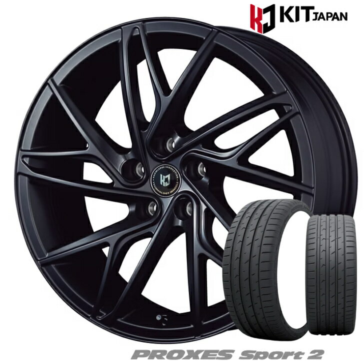 アルファード ヴェルファイア 40系 20×8.5J インセット +40 5-120 ブラックKIT ケイアイティ レヴゲイン レブゲイン NR35Sトーヨー プロクセス スポーツ2 245/45R20
