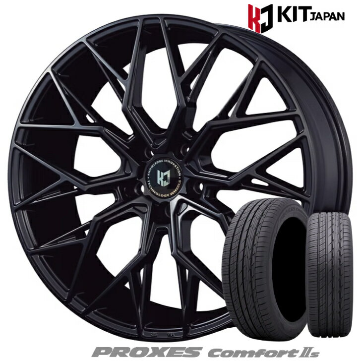 アルファード ヴェルファイア 40系 20×8.5J インセット +40 5-120 ブラックKIT ケイアイティ レヴゲイン レブゲイン LM51Xトーヨー プロクセス コンフォート IIs 245/45R20
