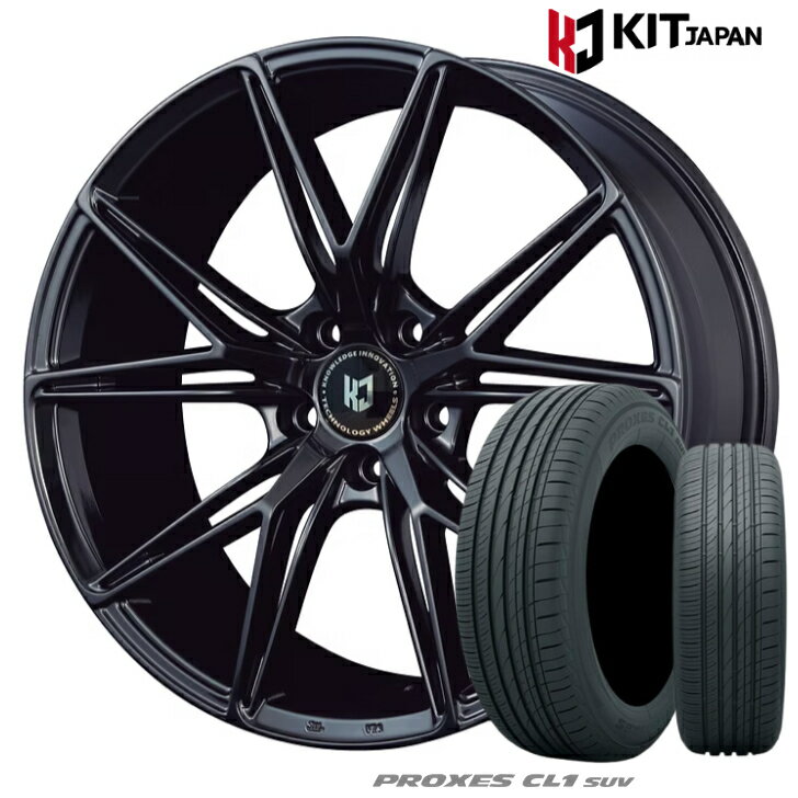 アルファード ヴェルファイア 40系 20×8.5J インセット +40 5-120 ブラック 黒KIT ケイアイティ レヴゲイン レブゲイン VW55Sトーヨー プロクセス CL1 SUV245/45R20