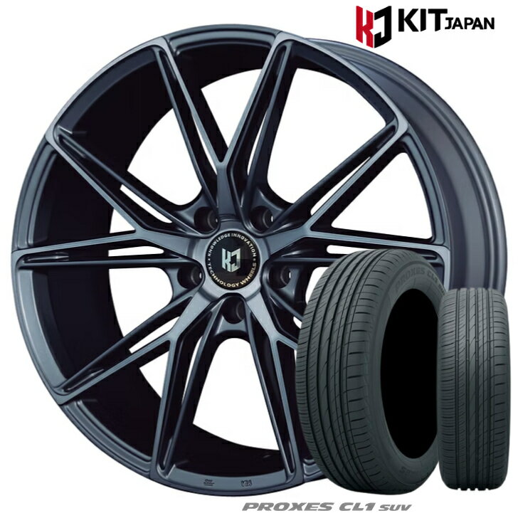 アルファード ヴェルファイア 40系 20×8.5J インセット +40 5-120 ガンメタ グレーKIT ケイアイティ レヴゲイン レブゲイン VW55Sトーヨー プロクセス CL1 SUV245/45R20