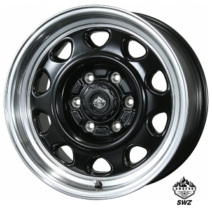 17×8.0J インセット +20 6-139.7 17インチ 新品TOPY トピー LANDFOOT ランドフット SWZランドクルーザープラド ハイラックス