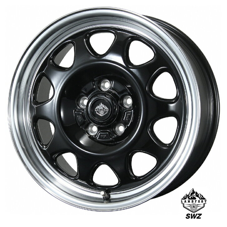 Rakuten - 17×7.0J インセット +35 5-114.3 17インチ 新品TOPY トピー LANDFOOT ランドフット SWZ