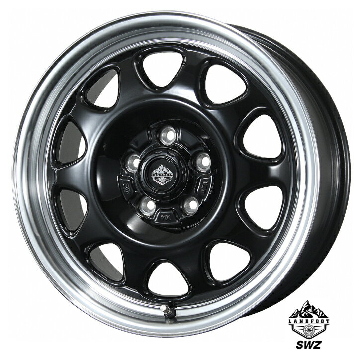 14×5.0J インセット +50 5-114.3 14インチ 新品TOPY トピー LANDFOOT ランドフット SWZ