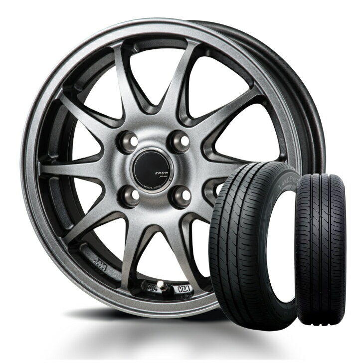 175/65R14 82S トーヨー タイヤTOYO ナノエナジー スリー プラスノート フィット キューブ ブーン クー14×5.5J 4-100 シルバージャパン三陽 ザック JP 202