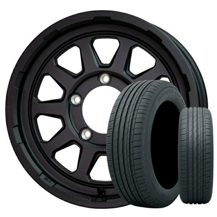 Rakuten - スズキ ジムニー JIMNY 新品 タイヤ ホイール 4本16インチ 5.5J インセット+20 5H 139.7 黒ホットスタッフ マッドクロス レンジャー ブラック175/80R16 91S トーヨー プロクセス PROXES CL1 SUV
