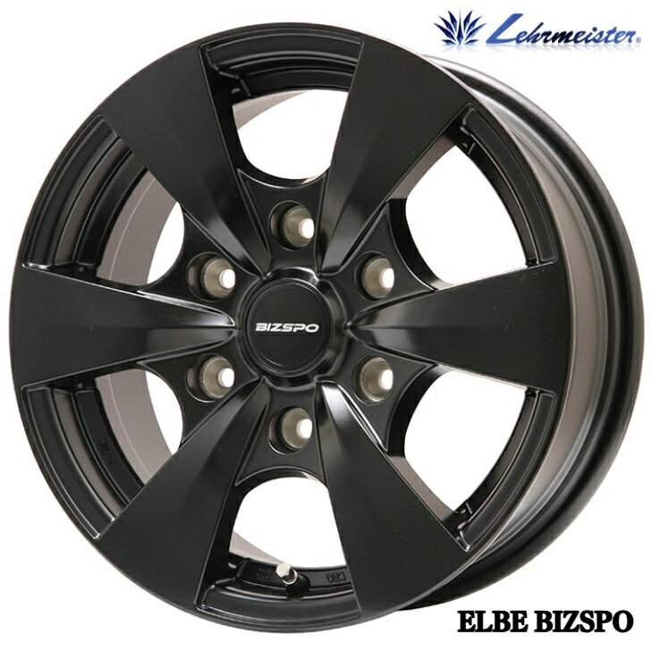 樂天商城 - 15×6.0J インセット +44 6-139.7 ブラックLEHRMEISTER ELBE BIZSPO ハイエース