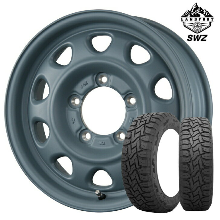 Rakuten - スズキ ジムニー JIMNY 新品 タイヤ ホイール16インチ 5.5J インセット+20 5H 139.7 4本 トピー ランドフット SWZ 16inch グレートーヨー オープンカントリー R/T 215/70R16