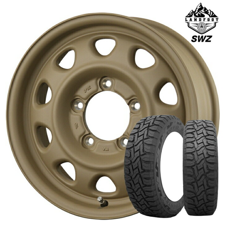 スズキ ジムニー JIMNY 新品 タイヤ ホイール16インチ 5.5J インセット+20 5H 139.7 4本 トピー ランド..