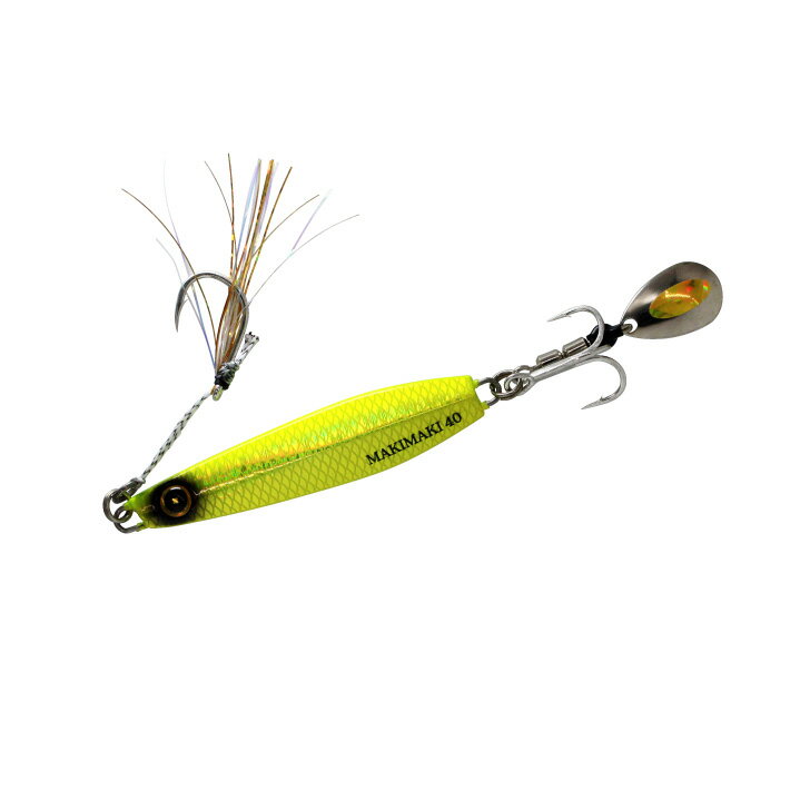 乐天商城 - ハヤブサ Hayabusa ジャックアイマキマキ 30g 14 リアル魚鱗チャートゴールド FS417-30-14 ブレードジギング