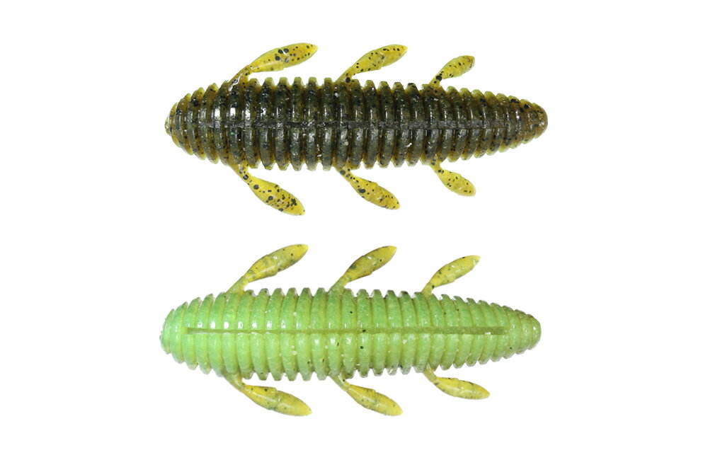 Issei Shizumimushi 2.2 inch #10 Green Pumpkin Chartreuse